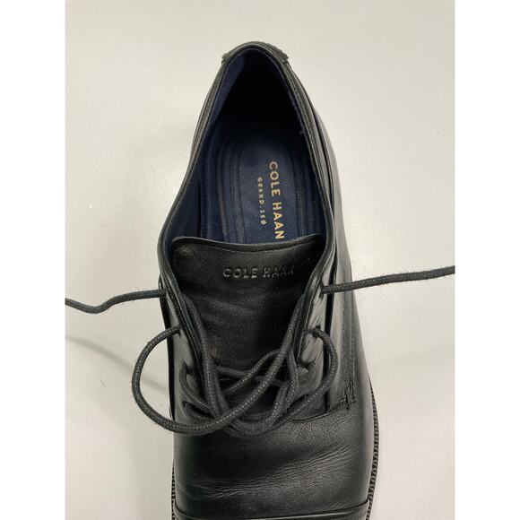 Cole Haan Grand 360 Black Leather Harrison Oxford Cap Toe Dress Shoes Size 9M main image 4